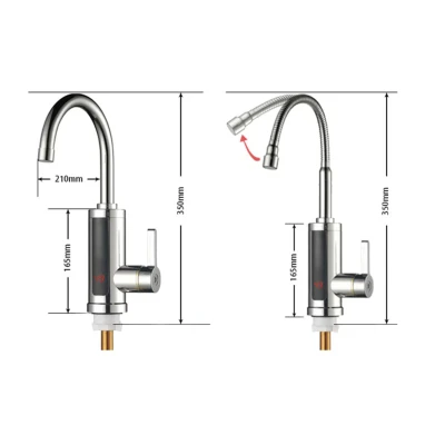 Robinet electric cu incalzire instant display temperatura putere 3000W temperatura maxima 60 grade Plastic