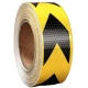 Rola banda reflectorizanta galbena cu sageata neagra 5cm x 50m
