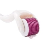 Rola masaj facial MESOROLLER 540ace 1mm  Alb