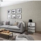Rola tapet 3D autoadeziv model Gri cu Alb 280x50cm
