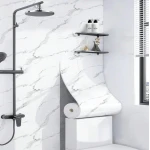 Rola Tapet 3D Autoadeziv model imitatie marmura 3D ALBA 40x300 cm grosime 2.5 cm