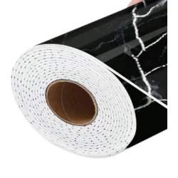 Rola Tapet 3D Autoadeziv model imitatie marmura 3D NEAGRA 40x300 cm grosime 2.5 cm
