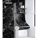 Rola Tapet 3D Autoadeziv model imitatie marmura 3D NEAGRA 40x300 cm grosime 2.5 cm