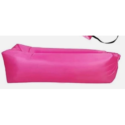 Saltea gonflabila tip sezlong Lazybag material rezistent umflare fara pompa pentru plaja/picnic/camping rucsac de depozitare