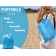 Saltea gonflabila tip sezlong Lazybag material rezistent umflare fara pompa pentru plaja/picnic/camping rucsac de depozitare