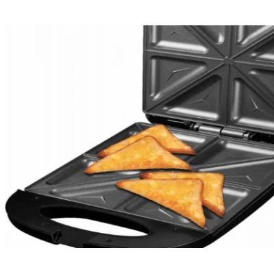 Sandwich Maker AORLIS 1400w AO 78243 cu forme de triunghi si patrat