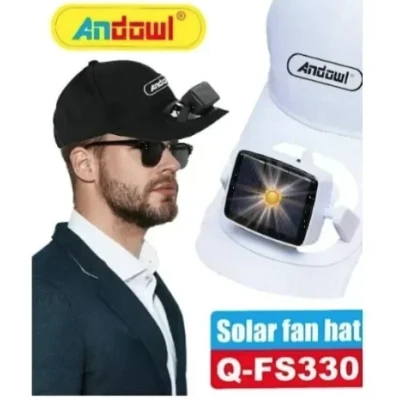 Sapca cu ventilator solar incorporat Andowl Q FS330 