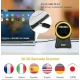 Scaner QR/coduri de bare de birou profesional Andowl Q SM6 negru/galben