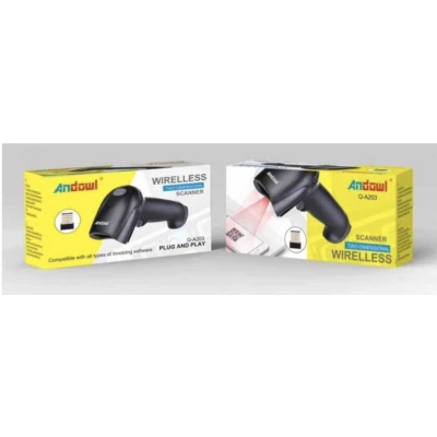 Scanner Cod de Bare Andowl Q A203 wireless Negru