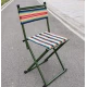 Scaun pliabil camping cu spatar Verde Mov