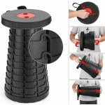 Scaun retractabil cu pliere telescopica pentru camping