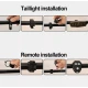 Semnalizare Bicicleta FY 1828 cu Telecomanda Wireless si incarcare USB