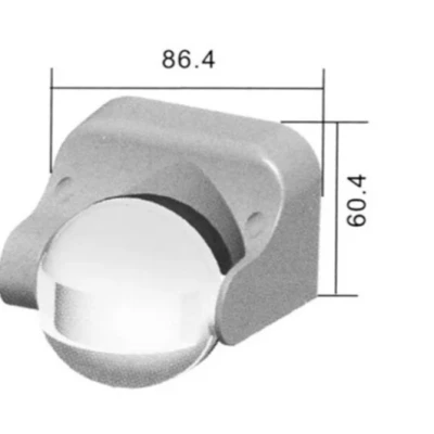 Senzor de miscare cu infrarosu  unghi detectare 180 grade