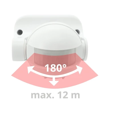 Senzor de miscare cu infrarosu  unghi detectare 180 grade