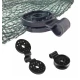 Set 100 Cleme rotunde pentru prins plasa umbrire