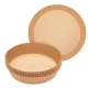Set 100 hartii de copt pentru AirFryer Rotund 20cm Maro