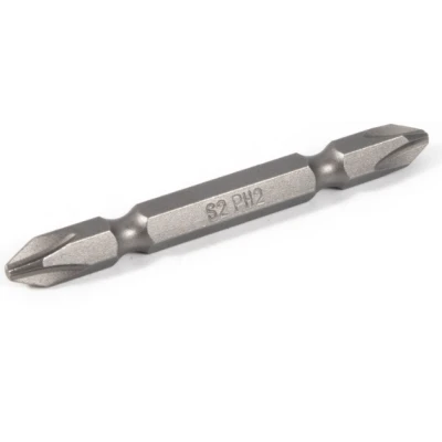 Set 10 Biti de impact cu 2 capete 65mm prindere 1/4 hexagonal 65mm Xph2