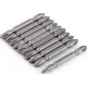 Set 10 Biti de impact cu 2 capete 65mm prindere 1/4 hexagonal 65mm Xph2