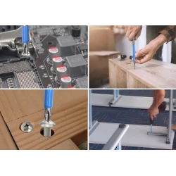 Set 10 Biti LUNGI 70mm magnetici pentru surubelnita