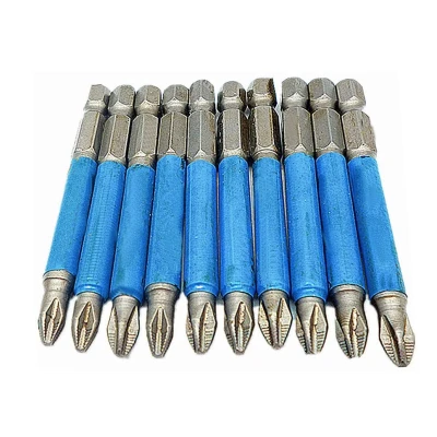 Set 10 Biti LUNGI 70mm magnetici pentru surubelnita