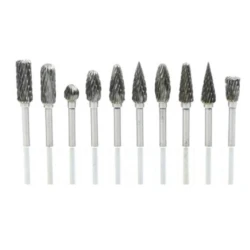 Set 10 Freze de Carbura MICI 3-4 MM  pentru Metal