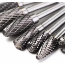 Set 10 Freze de Carbura MICI 3-4 MM  pentru Metal
