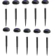 Set 10 lampi solare cu iluminare floare colorata 30 cm