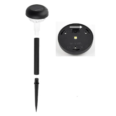 Set 10 lampi solare cu iluminare floare colorata 30 cm