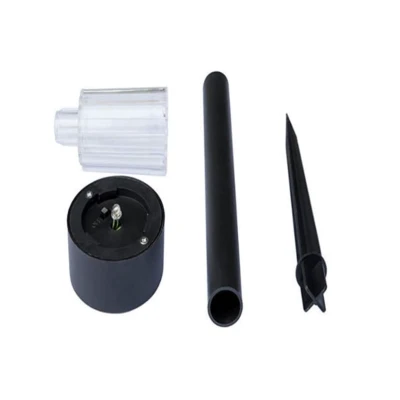 Set 10 lampi solare pentru gradina dimensiune 30 cm cu lumina alba