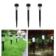 Set 10 lampi solare pentru gradina dimensiune 30 cm cu lumina alba