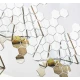 Set 10 Oglinzi Design Hexagon - Oglinzi Decorative Acrilice Cristal - Diamant - Fagure 10 bucati/set