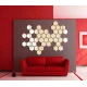 Set 10 Oglinzi Design Hexagon - Oglinzi Decorative Acrilice Cristal - Diamant - Fagure 10 bucati/set