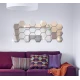 Set 10 Oglinzi Design Hexagon - Oglinzi Decorative Acrilice Cristal - Diamant - Fagure 10 bucati/set