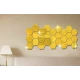 Set 10 Oglinzi Design Hexagon AURII - Oglinzi Decorative Acrilice Cristal - Diamant - Fagure 10 bucati/set