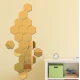 Set 10 Oglinzi Design Hexagon AURII - Oglinzi Decorative Acrilice Cristal - Diamant - Fagure 10 bucati/set