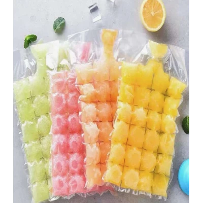 Set 10 pungi pentru gheata Transparente