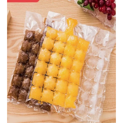 Set 10 pungi pentru gheata Transparente