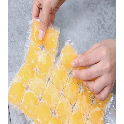 Set 10 pungi pentru gheata Transparente