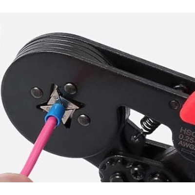 Set 1200 Conectori de sertizare pentru virole de sarma Conector de linie terminala