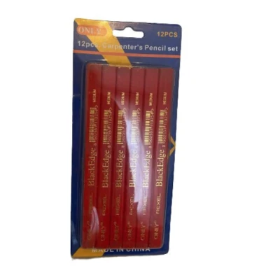 Set 12 Creioane tamplarie BlackEdge Lungime 180 mm