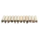 Set 12 mini dalti sculptura lemn lut și ceară cu maner de lemn