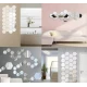Set 12 Oglinzi Design Hexagon MEDII 15x15 - Oglinzi Decorative Acrilice Cristal - Diamant - Fagure 12 bucati/set TA