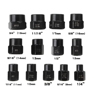 Set 13 Extractoare suruburi rupte
