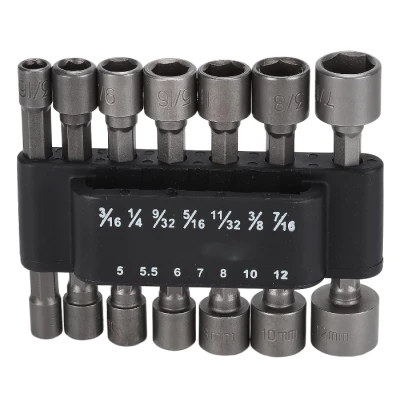 Set 14 adaptoare tip bit cu chei tubulare hexagonale 5-12