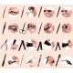 Set 16 piese MANICHIURA profesionala otel negru mat 1