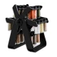 Set 18 recipiente condimente cu suport rotativ 34x23 cm