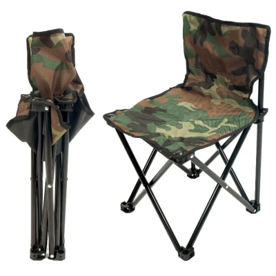 Set 1 Masa cu 2 Scaune Pentru Camping Pliabile Model Army Geanta Inclusa