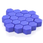 Set 20 capace prezoane 17" MOV INCHIS din Silicon pentru jante