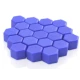 Set 20 capace prezoane 17" MOV INCHIS din Silicon pentru jante
