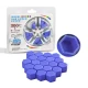 Set 20 capace prezoane 17" MOV INCHIS din Silicon pentru jante